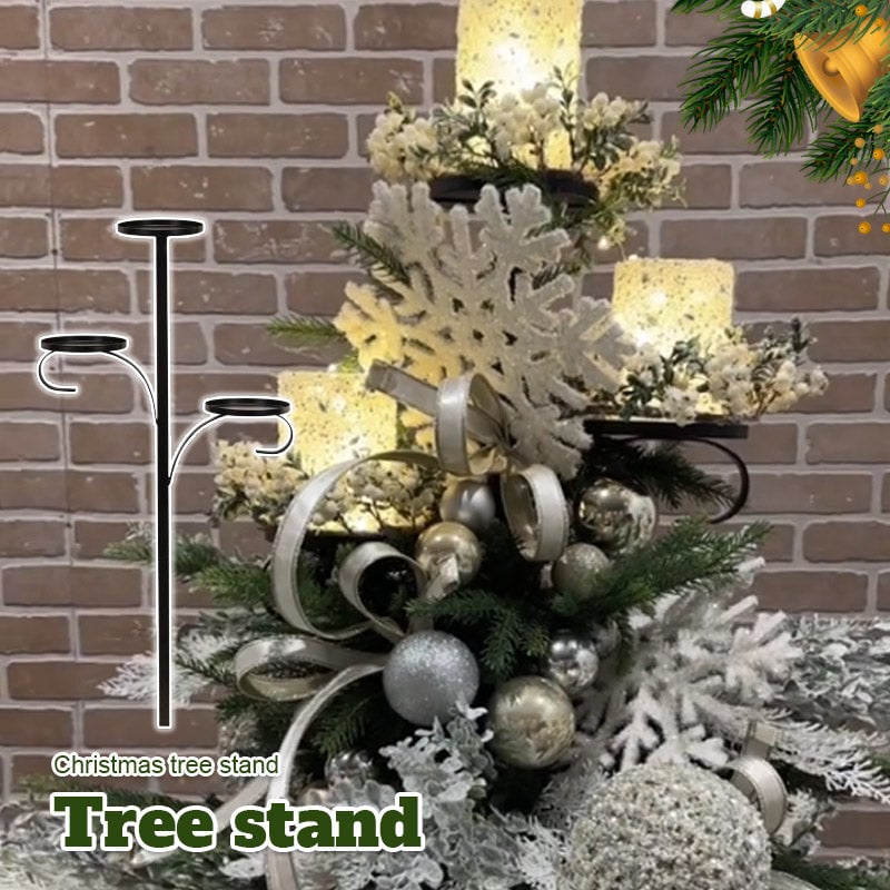 🎁TikTok Last Day Sale - 70% OFF🎄Triple Tree Topper Shelf for Christmas Tree