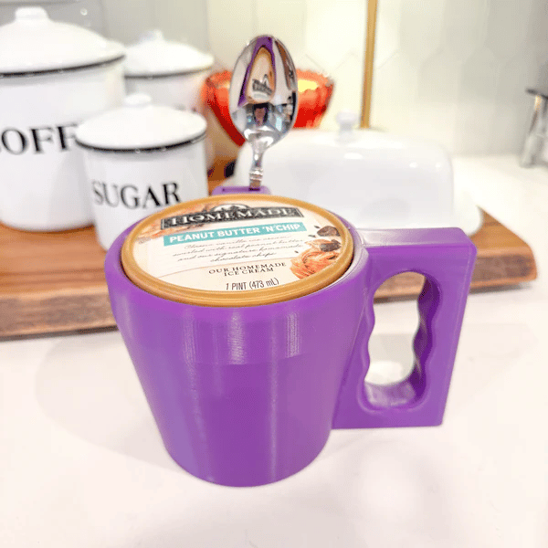 🎁Hot Sale 49% OFF🔥Original 3D Printed Ice Cream Pint Holder