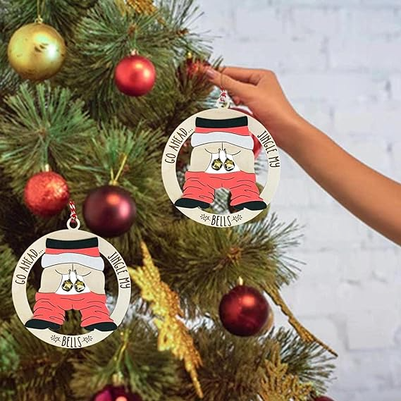 🎄Santa Butt Bell Ornament