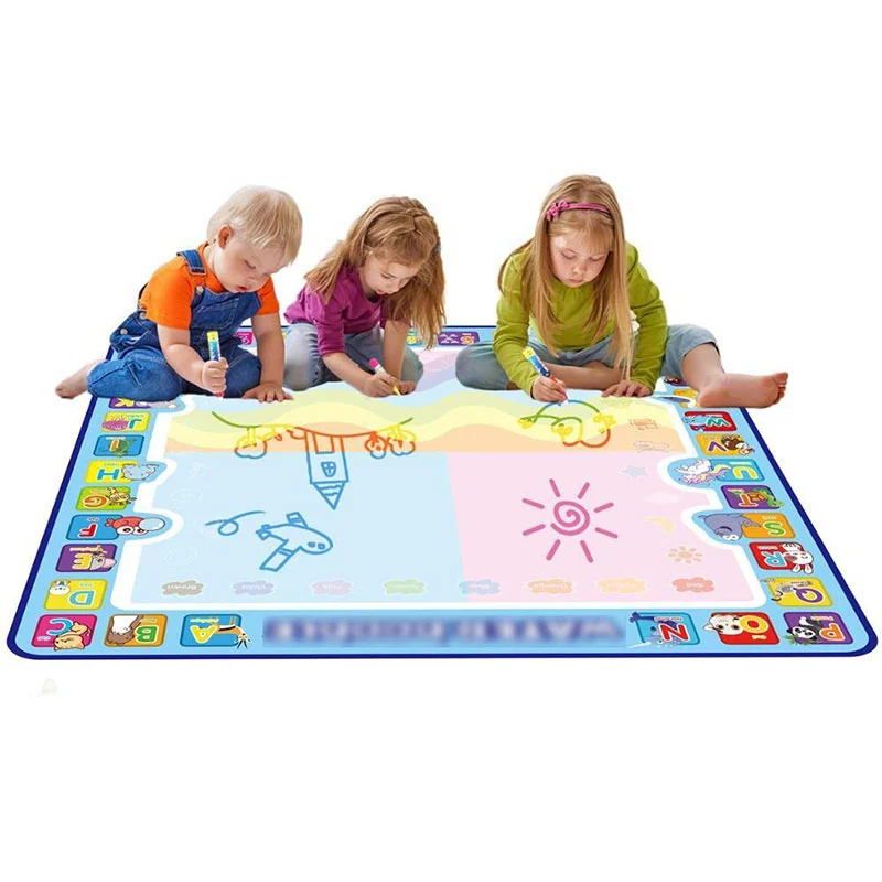 🔥🎁5th Anniversary Sale-70% OFF Today- Water Doodle Mat ,Aqua Painting Drawing Mat Mess Free Learning Toy Mat