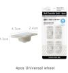 (Spring Sale-Save 50% OFF) Adhesive Universal Wheels Pasted-BUY 5 GET 5 FREE