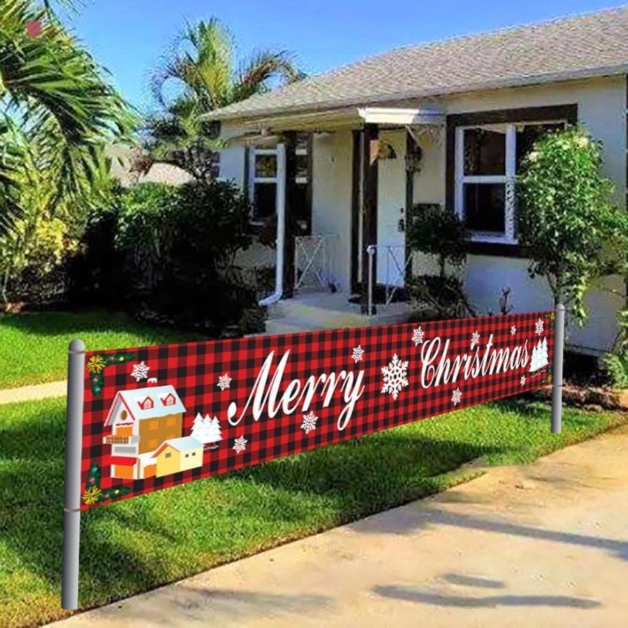 Christmas Outdoor Banner Flag Pulling 🎄Buy 2 Free Shipping