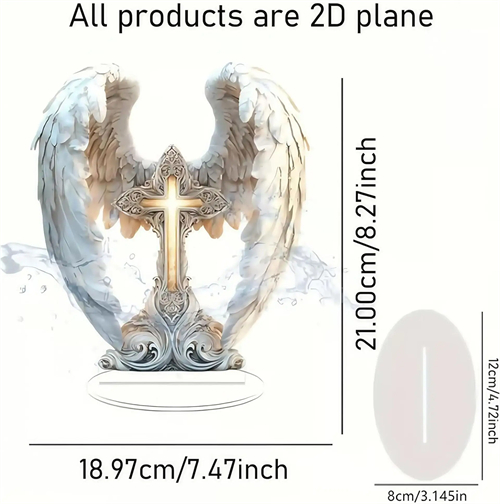 💥LAST DAY SALE 50% OFF💥Gorgeous Angel Wings Cross Decoration