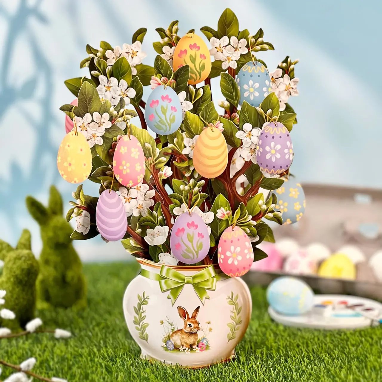 🎁TikTok Last Day Sale - 70% OFF✝️Easter 3D Flower Egg Greeting Card🥚