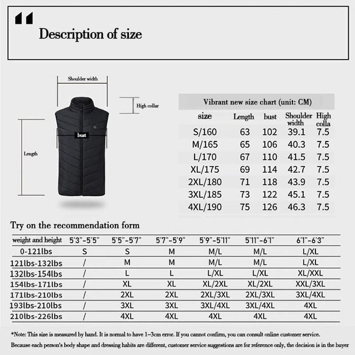 🔥2022 New Unisex Warming Heated Vest 🔥Buy 2 Free Shipping