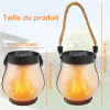 🔥Dernier jour de promotion 49 % 🔥 Lanterne solaire extérieure à flamme dansante