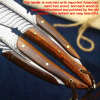 Vintage feather knife