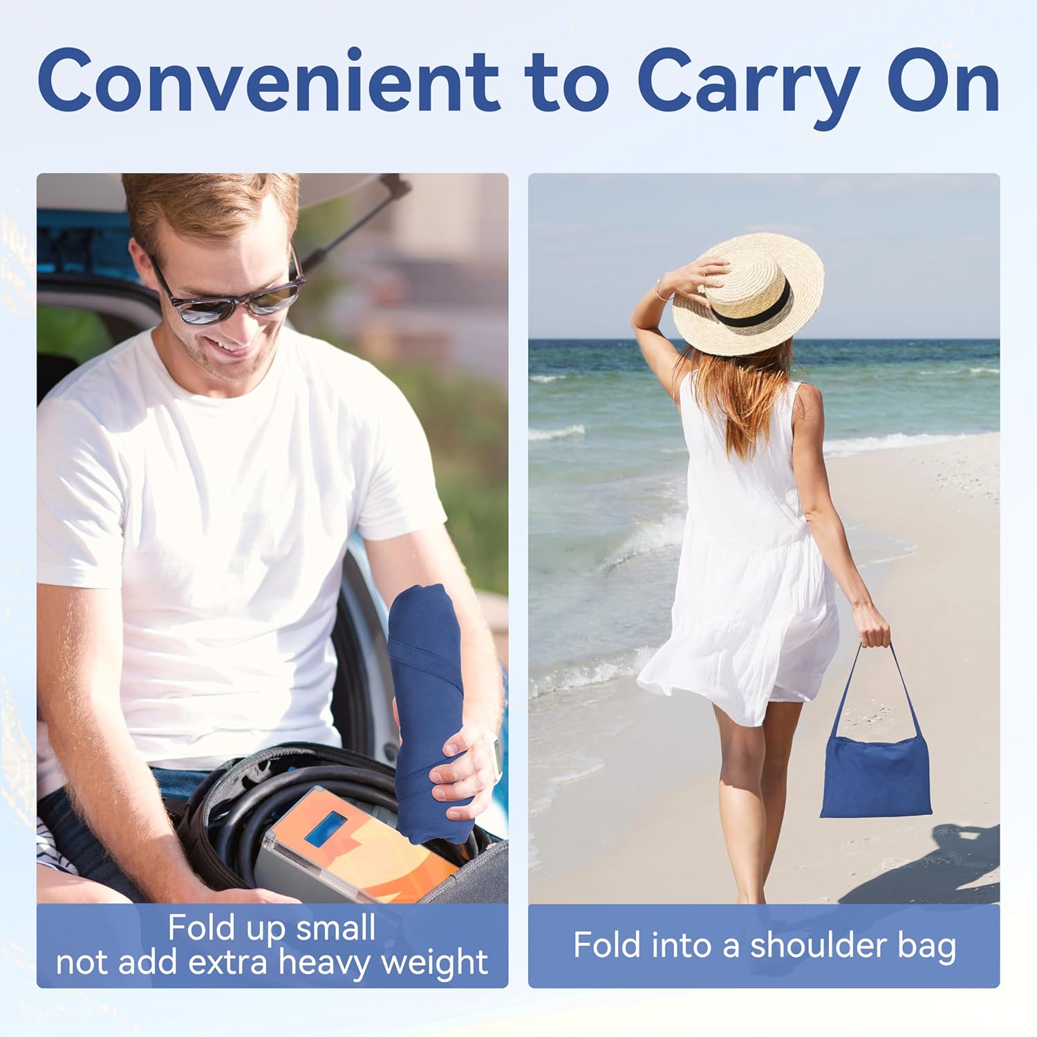 🔥Summer Hot Sale 70% OFF🎁Sun Lounger Towel in Bag with Pockets Storage