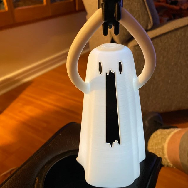 LED Night Light - Ghost With A Cat Lamp