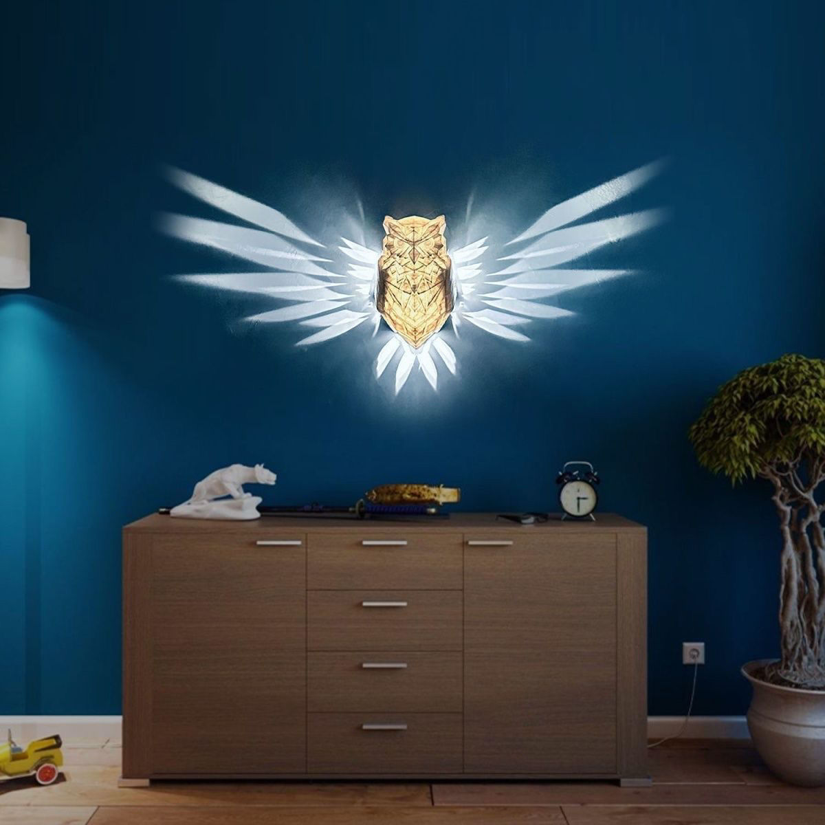 🔥Halloween Presale 70% OFF-🦉3D Owl LED Wall Lamp