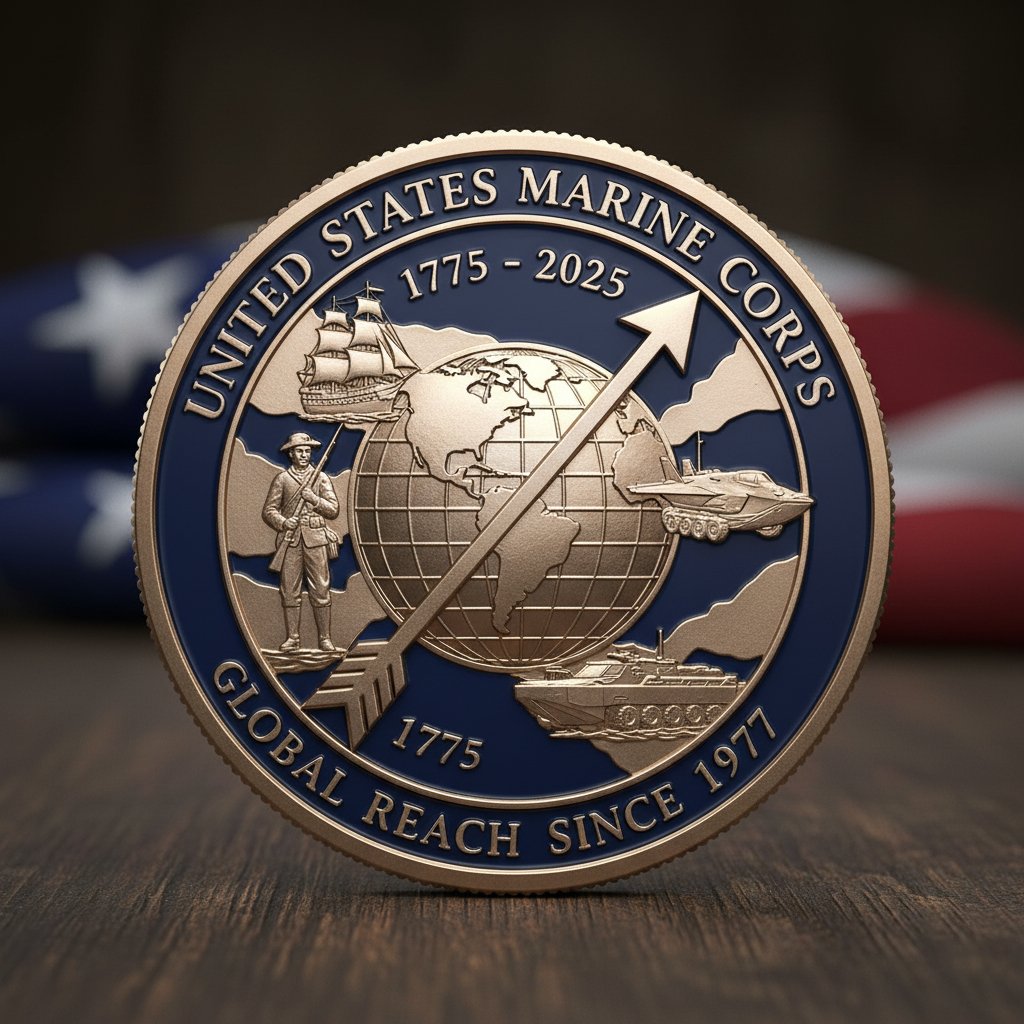 🎖 Honoring 250 Years of American Legacy – Limited Edition Coin
