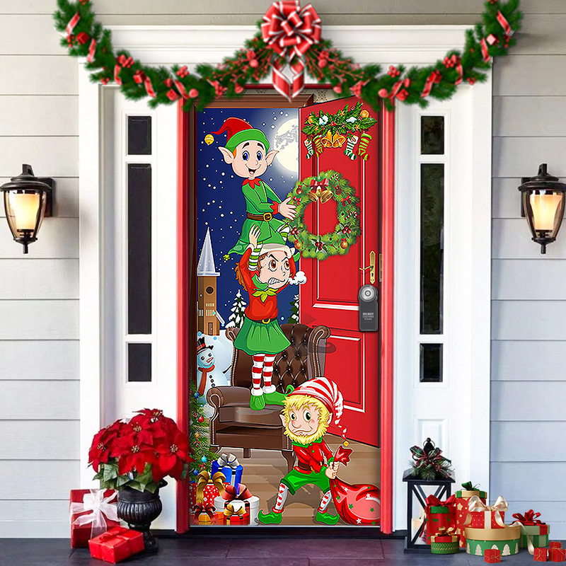 (🎄Christmas Hot Sale - 49% OFF) 2024 Christmas Front Door Decoration, BUY 2 FREE SHIPPING