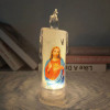 LED Prayer Flameless Candles,Christmas Easter Gift