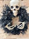 Skeleton Halloween Wreath for Front Door(Sold Out Soon)