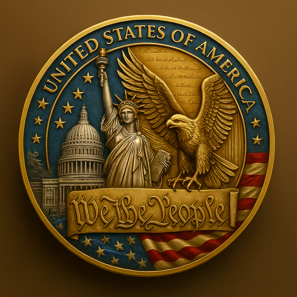 United We Stand – Commemorative Patriotic Coin