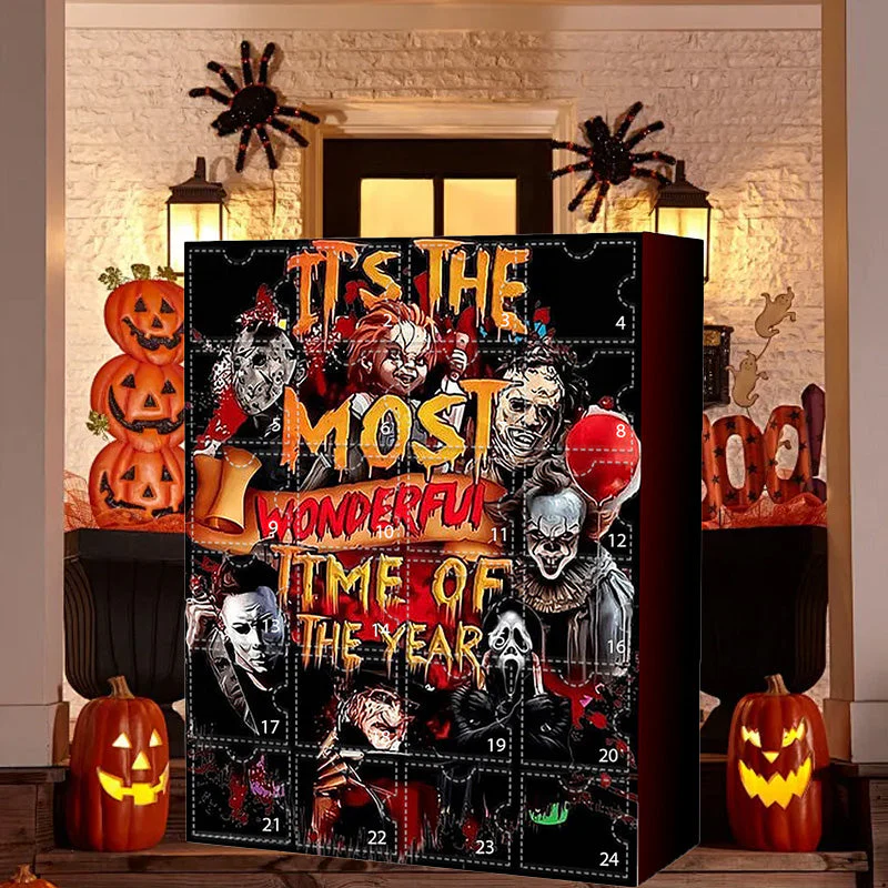 🔥Last Day Promotion 48% OFF-🎁-Halloween Horror Movie Characters Advent Calendar