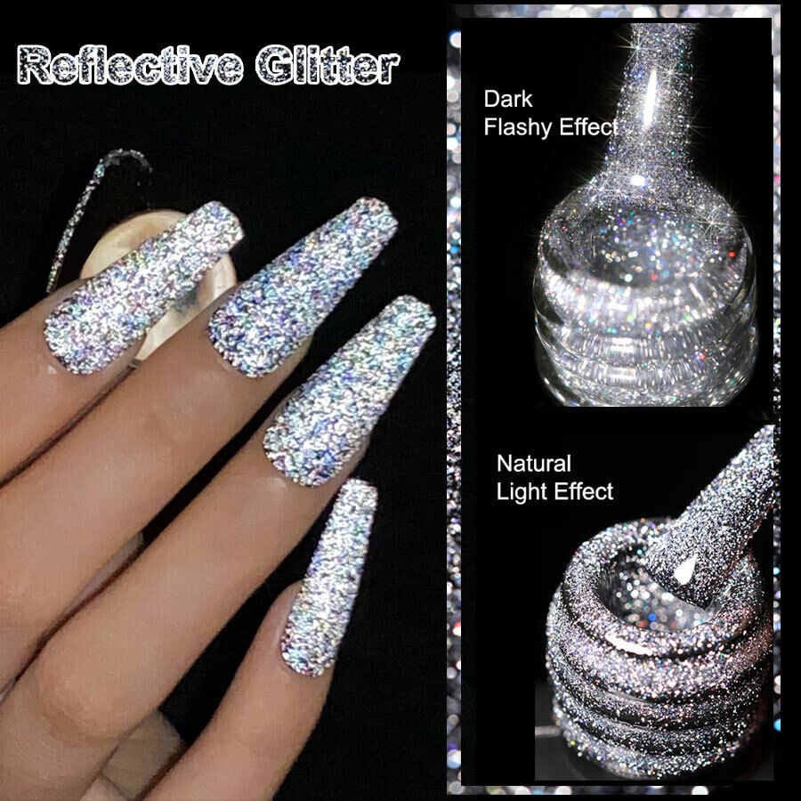 50% OFF👍BUY 5 GET 5 FREE💥High Density Glitter Nail Gel Polish