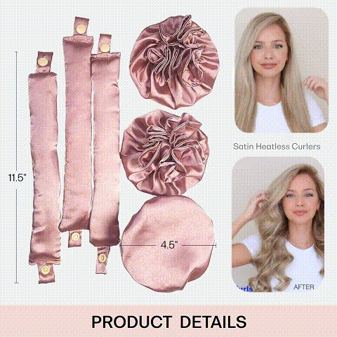 New Heatless and Damage-Free Hair Curling Set - BUY 3 SAVE 10% OFF