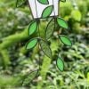 Handmade Plant Stained Glass Suncatcher - Unique Window Decor, 100% Handmade