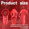 Rose Finger Vibrator G Spot Clitoral Stimulator for Couple Flirting