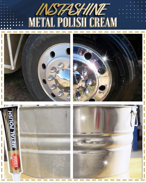 (🔥Last Day Promotion- SAVE 48% OFF)New Metal Polish Cream(buy 2 get 1 free now)