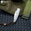 TOSAHWI HANDMADE  Damascus Handle Mini Pocket Folding Blades-69531