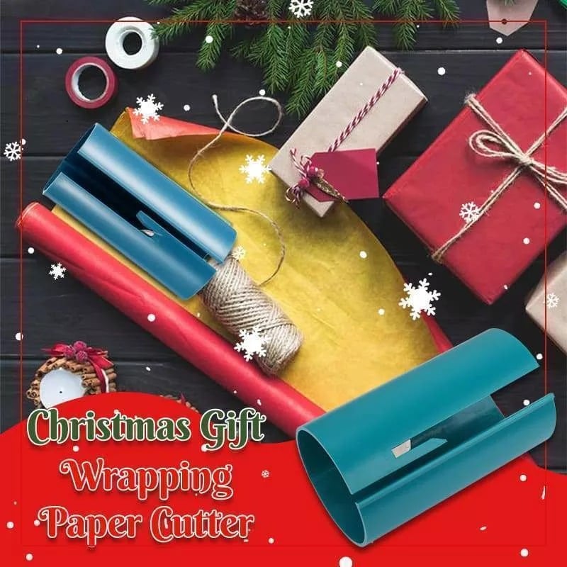 (🎄Christmas Hot Sale -48% OFF) Gift Wrapping Paper Cutter, BUY 3 GET 2 FREE & FREE SHIPPING