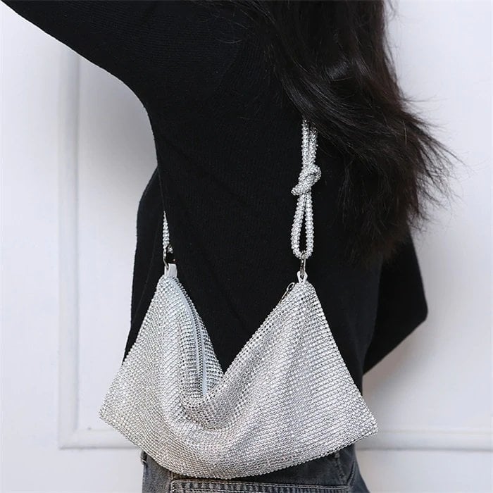 (🔥HOT SALE TODAY - 49% OFF) Luxury Design Shiny Rhinestones Handbag