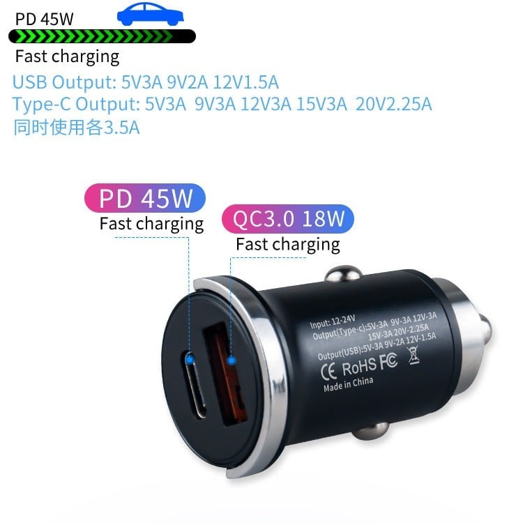 (🎁2023-Christmas Hot Sale🎁) Multi Compatible 100W Fast Charging Car Charger