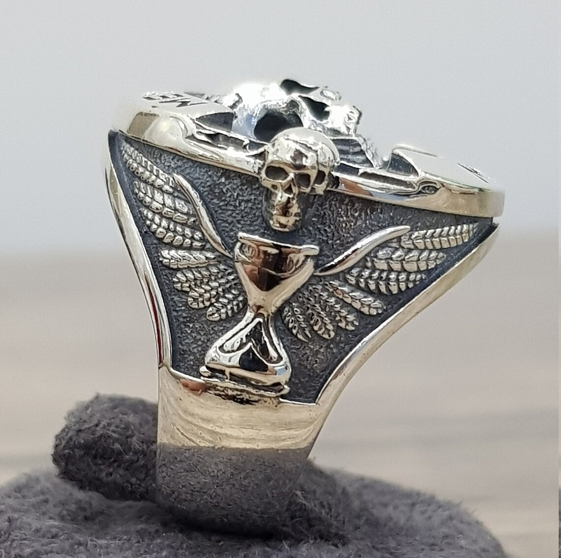 🔥Last Day Promotion 48% OFF-🎁-Memorial Mori Skull Sterling Silver Ring