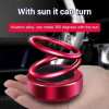 💖Mother's Day Promotion 48% OFF-🎁-Solar Rotating Double Ring Suspension Car Aromatherapy Ornament🚗