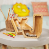 (🔥Summer Hot Sale Now-48% Off) Personalized Wooden Letter Piggy Bank - Buy 2 Get EXTRA 10% OFF & FREE SHIPPING