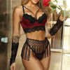 SHEMESIX Paris Nights Collection - Burlesque Style Lingerie Set