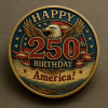 Happy 250th Birthday America Coin