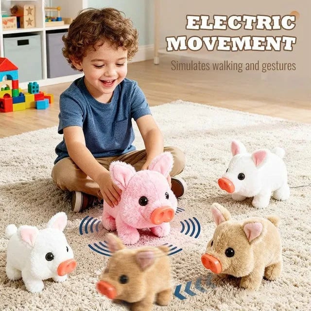 🔥Last Day Promotion 50% OFF🔥Christmas Special Offer-Electric Pig Plush Realistic Toy⚡Buy 2 Free Shipping