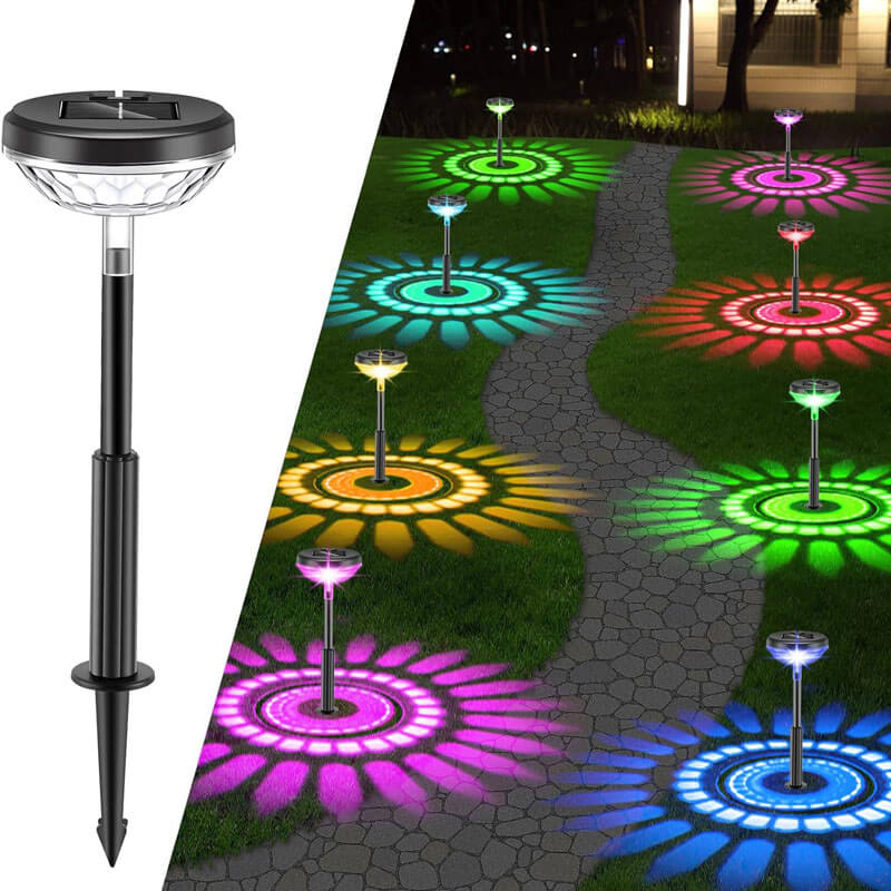 🔥Last Day Promotion 42% OFF🔥Mandala Pattern Solar Garden Light