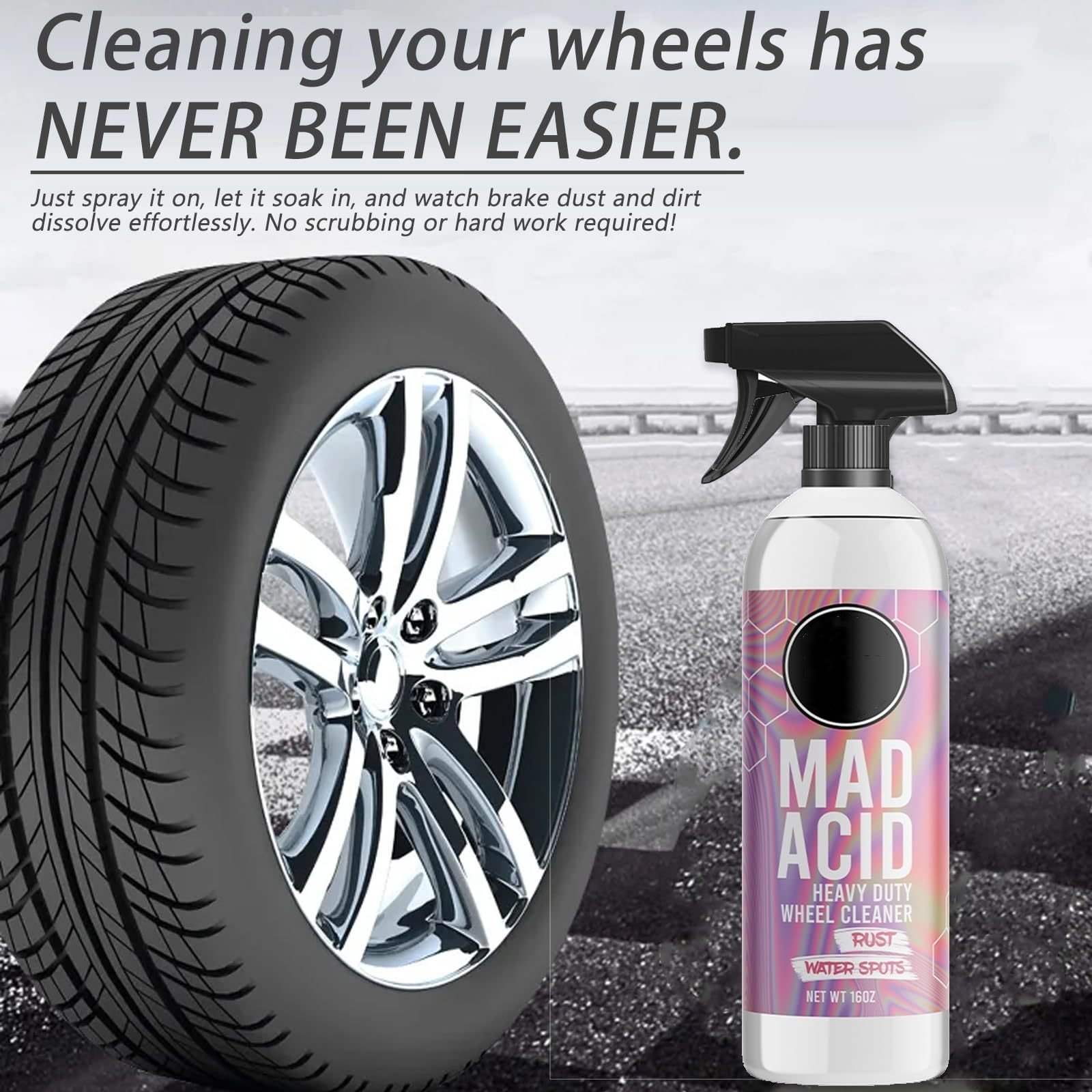 🔥Last Day 50% OFF🔥Heavy Duty Wheel Rust And Water Spot Cleaner