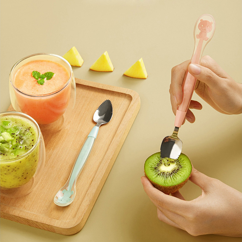 💗Mother's Day Sale 50% OFF💗Child Heathy Fruit Mash Scraper Spoon