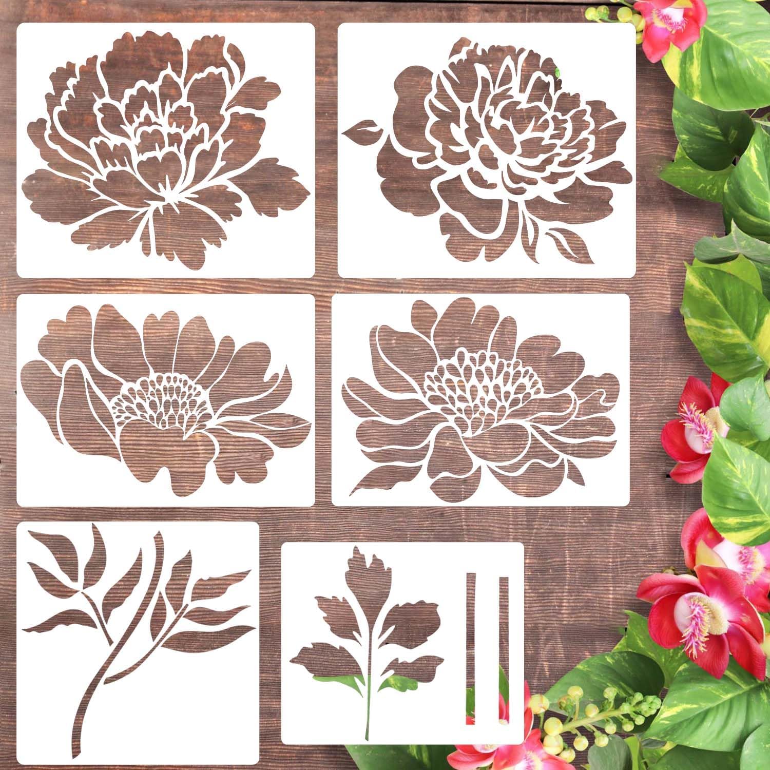 🔥Last Day Promotion 70% OFF🌻Garden Fence Large Flower Stencils