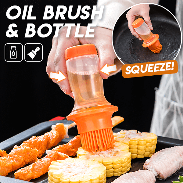 (SPRING HOT SALE- 50%OFF)All-In-One Oil Brush & Bottle