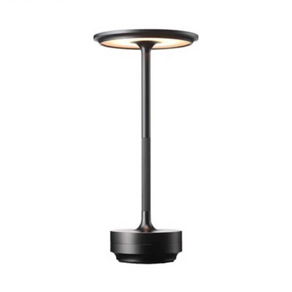 Metallic Cordless Table Lamp - Dimmable & Rechargeable Desk Light
