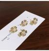 (Early Christmas Sale- 50% OFF) Four Leaf Clover Pearl Stud Earrings- BUY 2 FREE SHIPPING