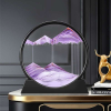 Round glass frame 3D deep sea sandscape art decoration