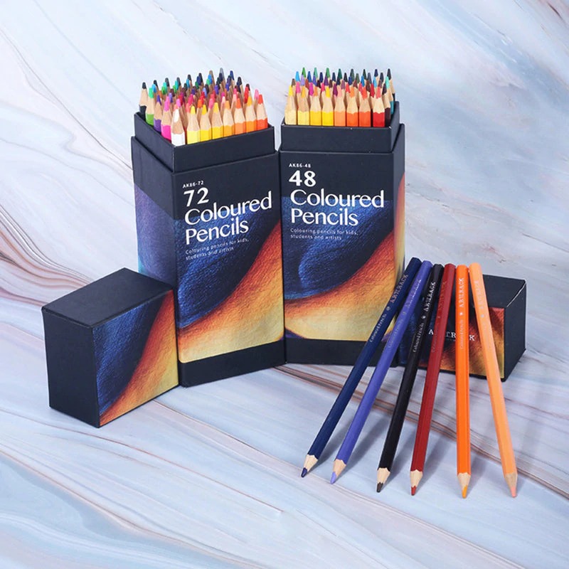 🔥Hot Sale - 24/36/48/72 Colors Portable Colored Pencils Set