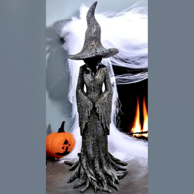 🔥LAST DAY 49% OFF - 🧙‍♀️💫Hand-Painted Enchanting Witch Statue: The Guardian of Your Home
