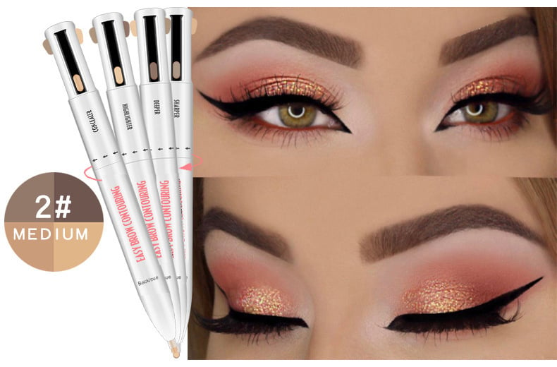 🔥Last Day Promotion- Save 50%🎄4 in 1 Brow Contour Highlight Pen