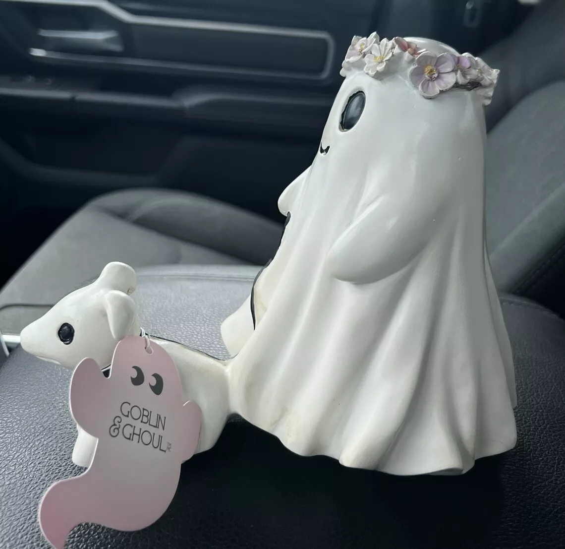 Tiktok Summer Sale🎉Ghost Walking Dog Statue👻