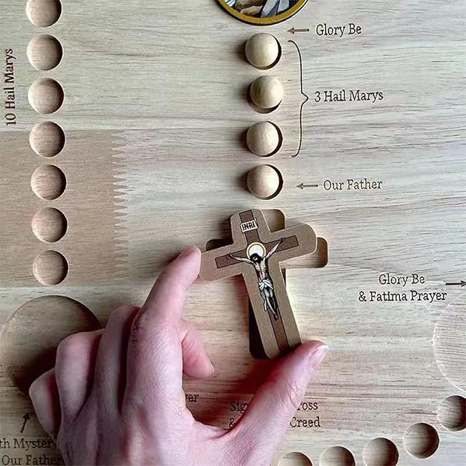 🔥LAST DAY SALE 50% OFF✝️Family Prayer Rosary Boards🎁Buy 2 Free Shipping