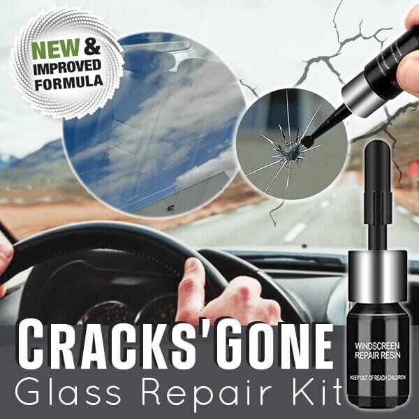 (Last Day Promotion - 49% OFF) Cracks Gone Glass Repair Kit (New Formula), BUY 3 GET 4 FREE & FREE SHIPPING