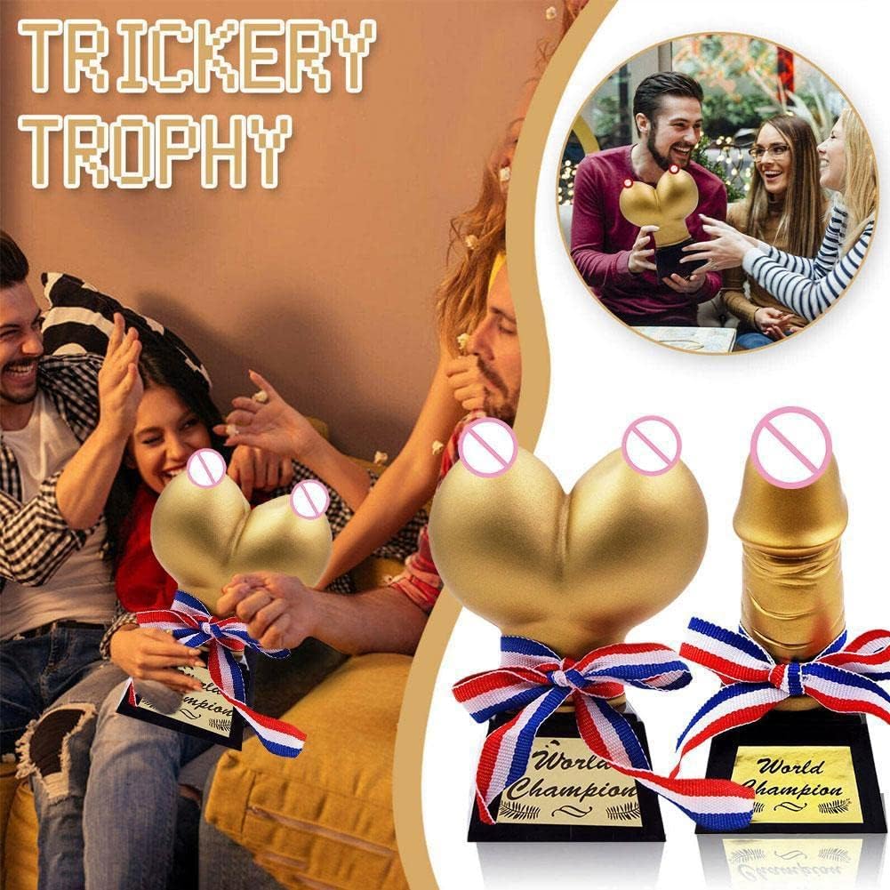 (🎄Christmas Hot Sale - 49% OFF)Silicone Novelty Trophy Funny Trophy For Adults